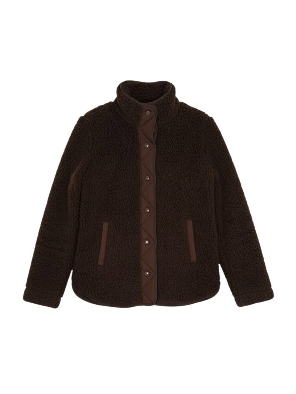 Abercrombie Fitch Soft AF Collection Fleece Sherpa Jacket Brown XS
